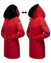 Marikoo Karambaa Damen Winterjacke gefüttert mit Kapuze B843 Rot-Gr.XS