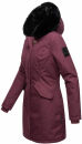 Marikoo Karambaa Damen Winterjacke gefüttert mit Kapuze B843 Weinrot-Gr.XS