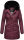 Marikoo Karambaa Damen Winterjacke gefüttert mit Kapuze B843 Weinrot-Gr.XS