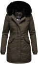 Marikoo Karambaa Damen Winterjacke gefüttert mit...