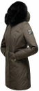 Marikoo Karambaa Damen Winterjacke gefüttert mit Kapuze B843 Anthrazit-Gr.S