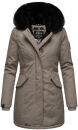 Marikoo Karambaa Damen Winterjacke gefüttert mit...