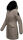 Marikoo Karambaa Damen Winterjacke gefüttert mit Kapuze B843 Grau-Gr.S