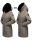 Marikoo Karambaa Damen Winterjacke gefüttert mit Kapuze B843 Grau-Gr.S