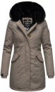 Marikoo Karambaa Damen Winterjacke gefüttert mit...