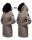 Marikoo Karambaa Damen Winterjacke gefüttert mit Kapuze B843 Grau-Gr.M