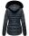 Navahoo Melikaa Damen Winterjacke gefüttert Steppjacke mit Kapuze B844 Navy-Gr.S