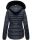 Navahoo Melikaa Damen Winterjacke gefüttert Steppjacke mit Kapuze B844 Navy-Gr.L