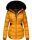 Navahoo Melikaa Damen Winterjacke gefüttert Steppjacke mit Kapuze B844 Gelb-Gr.L