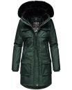 Navahoo Tiniis Damen Winterjacke mit Brusttaschen Kapuze...