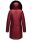 Navahoo Tiniis Damen Winterjacke mit Brusttaschen Kapuze Kunstfell B845 Bordeaux-Gr.S