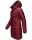 Navahoo Tiniis Damen Winterjacke mit Brusttaschen Kapuze Kunstfell B845 Bordeaux-Gr.M