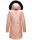 Navahoo Tiniis Damen Winterjacke mit Brusttaschen Kapuze Kunstfell B845 Rosa-Gr.XS