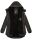 Navahoo Lindraa Damen Parka Regenjacke warm gefüttert Teddyfell Kapuze B847 Schwarz-Gr.XS