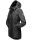 Navahoo Lindraa Damen Parka Regenjacke warm gefüttert Teddyfell Kapuze B847 Schwarz-Gr.XL