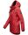 Navahoo Lindraa Damen Parka Regenjacke warm gefüttert Teddyfell Kapuze B847 Rot-Gr.XS