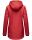 Navahoo Lindraa Damen Parka Regenjacke warm gefüttert Teddyfell Kapuze B847 Rot-Gr.XS