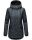 Navahoo Lindraa Damen Parka Regenjacke warm gefüttert Teddyfell Kapuze B847 Navy-Gr.XS