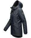 Navahoo Lindraa Damen Parka Regenjacke warm gefüttert Teddyfell Kapuze B847 Navy-Gr.S