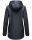 Navahoo Lindraa Damen Parka Regenjacke warm gefüttert Teddyfell Kapuze B847 Navy-Gr.S