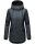 Navahoo Lindraa Damen Parka Regenjacke warm gefüttert Teddyfell Kapuze B847 Navy-Gr.M