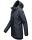 Navahoo Lindraa Damen Parka Regenjacke warm gefüttert Teddyfell Kapuze B847 Navy-Gr.M