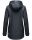 Navahoo Lindraa Damen Parka Regenjacke warm gefüttert Teddyfell Kapuze B847 Navy-Gr.L