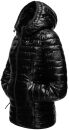 Marikoo Jaylaa Damen Steppjacke mit Kapuze gesteppt B848 Schwarz-Gr.S