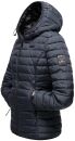 Marikoo Jaylaa Damen Steppjacke mit Kapuze gesteppt B848 Navy-Gr.M