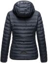 Marikoo Jaylaa Damen Steppjacke mit Kapuze gesteppt B848 Navy-Gr.M