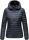 Marikoo Jaylaa Damen Steppjacke mit Kapuze gesteppt B848 Navy-Gr.M