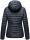 Marikoo Jaylaa Damen Steppjacke mit Kapuze gesteppt B848 Navy-Gr.M