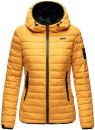 Marikoo Jaylaa Damen Steppjacke mit Kapuze gesteppt B848 Gelb-Gr.XS