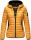 Marikoo Jaylaa Damen Steppjacke mit Kapuze gesteppt B848 Gelb-Gr.XS