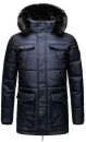 Navahoo Luaan Herren Winterjacke Parka mit Kapuze B849 Navy-Gr.XL
