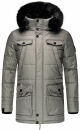 Navahoo Luaan Herren Winterjacke Parka mit Kapuze B849 Grau-Gr.XXL
