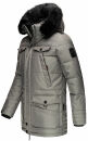Navahoo Luaan Herren Winterjacke Parka mit Kapuze B849 Grau-Gr.XXL