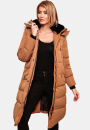 Navahoo Fahmiyaa Damen lange Winterjacke Mantel gesteppt...