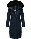 Navahoo Fahmiyaa Damen lange Winterjacke Mantel gesteppt...