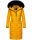Navahoo Fahmiyaa Damen lange Winterjacke Mantel gesteppt B850 Gelb-Gr.L