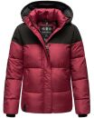 Winter Jacke Winterjacke warm gefüttert gesteppt B853 Bordeaux-Gr.S