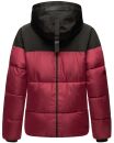 Winter Jacke Winterjacke warm gefüttert gesteppt B853 Bordeaux-Gr.S