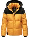 Winter Jacke Winterjacke warm gefüttert gesteppt B853 Gelb-Gr.S