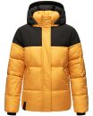 Winter Jacke Winterjacke warm gefüttert gesteppt B853 Gelb-Gr.S