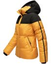 Winter Jacke Winterjacke warm gefüttert gesteppt B853 Gelb-Gr.S