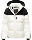 Winter Jacke Winterjacke warm gefüttert gesteppt B853 Weiss-Gr.S