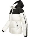 Winter Jacke Winterjacke warm gefüttert gesteppt B853 Weiss-Gr.S