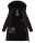 Navahoo Cosimaa Damen Winterjacke lang Kapuze Teddyfell inkl. Regenschirm B854 Schwarz-Gr.XL