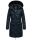 Navahoo Cosimaa Damen Winterjacke lang Kapuze Teddyfell inkl. Regenschirm B854 Navy-Gr.XL