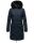 Navahoo Cosimaa Damen Winterjacke lang Kapuze Teddyfell inkl. Regenschirm B854 Navy-Gr.XL